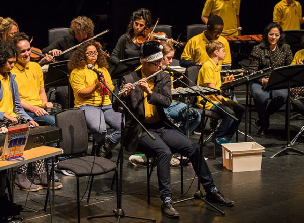 Band Performing at Music therapy charity