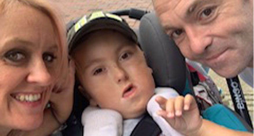 Neuromuscular physiotherapist for baby Vinnie